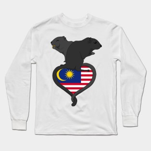 Gerbil Malaysia (dark) Long Sleeve T-Shirt